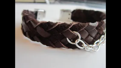 6 strands leather bracelet. DIY .Кожаный браслет . Плетение в 6 нитей. -  YouTube