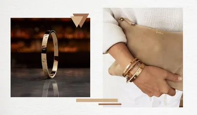 Золотой браслет Cartier гвоздь (Juste un Clou)