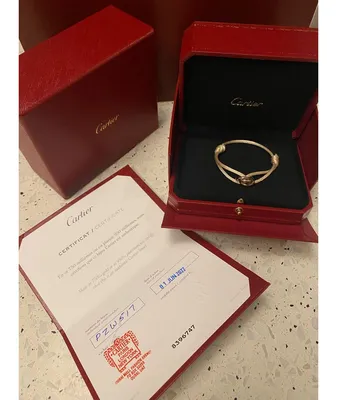 Браслет Love Cartier Желтое золото 750 - купить за 2571500 тг. в  официальном интернет-магазине Viled, арт. B6047519