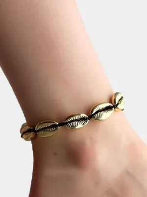 Женский браслет на ногу \"Сердечко\" - купить в интернет-магазине |  GoldSteel.ru