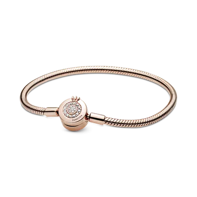 Браслет и шармы серебряные 925 Pandora Moments Heart Bracelet