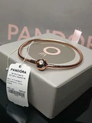 Купить Браслет-бэнгл Moments в Pandora Rose в интернет-магазине, цена в  Москве 20 990 ₽, артикул 587132