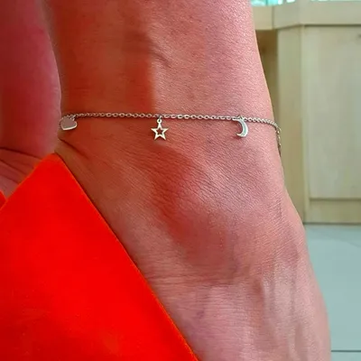 Серебряный браслет на ногу с висюльками - Браслет на ногу с подвесками  серебро (ID#111741961), цена: 780 ₴, купить на Prom.ua