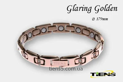 Эффектный золотистый титановый магнитный браслет Тяньши Glaring Golden (для  женщин): цена, описание, размеры, фото, отзывы - магазин Тяшьши  tiens5.com.ua