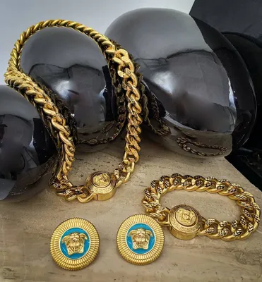 Браслет versace medusa chain gold, цена 1000 грн - купить Украшения новые -  Клумба