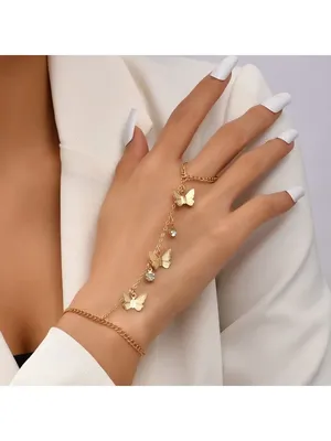 Слейв браслет на руку, украшение на руку, браслет жади Trendy jewelry  166156802 купить за 400 ₽ в интернет-магазине Wildberries