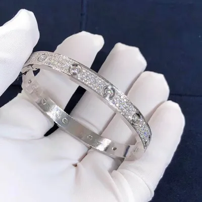 Браслет Cartier тонкий с камнями и отверткой СТА045 купить реплики  известных брендов с доставкой в Москве