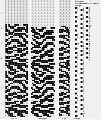 Схемы комплектов (жгуты и мозаичные браслеты) » Бисерные мастер-классы.