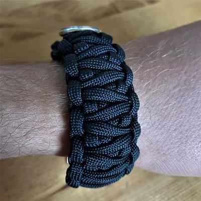Широкий браслет из паракорда Змеиный Узел / Wide Paracord Bracelete Snake  Knot - YouTube