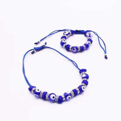 5 шт., голубой Большой браслет сглаза, ювелирные изделия для женщин,  аксессуары, позолоченные бусины | AliExpress