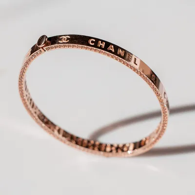 Золотой браслет женский жесткий Chanel 585 (ID#1476101076), цена: 47516 ₴,  купить на Prom.ua