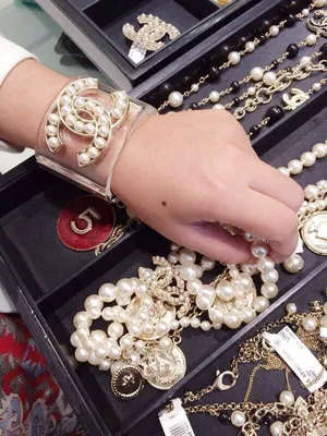 Chanel cuff | Chanel cuff, Jewelry, Bangles