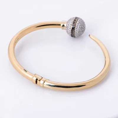 Купить золотой браслет коко шанель с фианитами 000044163 в Zlato.ua