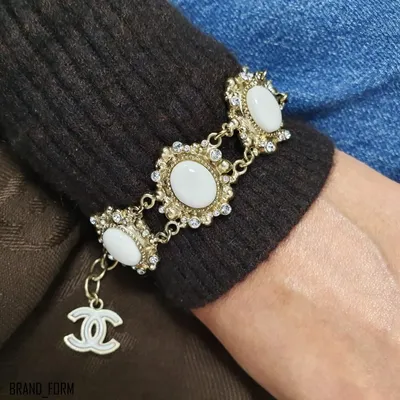 Chanel камелия подлинный жемчуг и цветочный браслет!!! Как новый!! B14 |  eBay