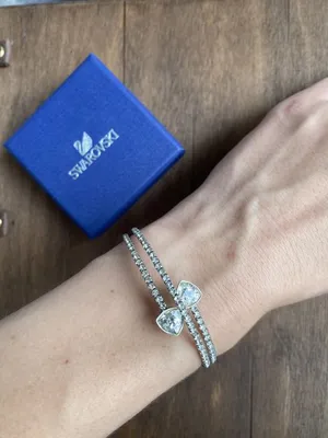 Браслет с кристаллами Swarovski Ice Blue Coeur de Lion