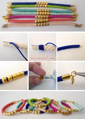 Как сделать оригинальный браслеты своими руками | Diy jewelry, Diy  bracelets, Diy fashion