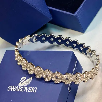 Браслет Swarovski® LESLIE, цвет: черный, SW016DWCXNG5 — купить в  интернет-магазине Lamoda