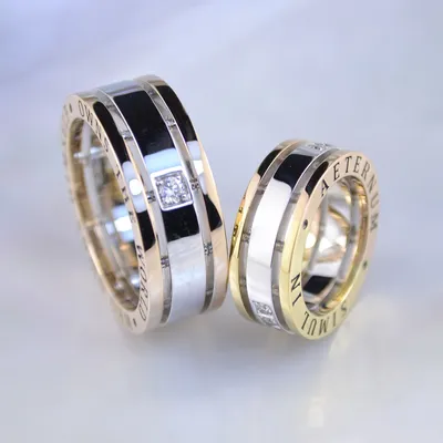 Дорогие бриллиантовые обручальные кольца, белое золото, 585 проба в Москве,  цена 274300 руб.: купить в интернет-