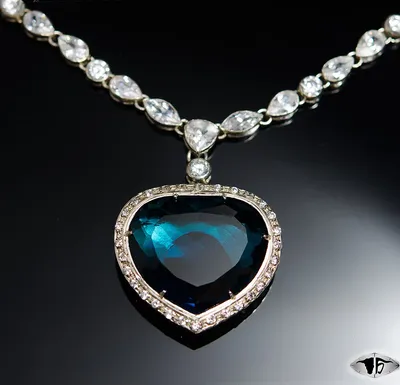 Купить Шикарные хрустальные стразы Титаник Сердце океана ожерелья ювелирный  подарок новый | Joom