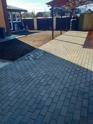 Тротуарная плитка во дворе (74 фото)