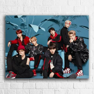 Постер плакат BTS Bangtan Boys 42х29 см А3 (poster_0024) (ID#1293262889),  цена: 160 ₴, купить на Prom.ua