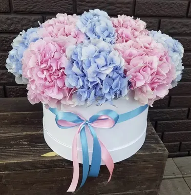 Букет из розовых гортензий - заказать доставку цветов в Москве от Leto  Flowers
