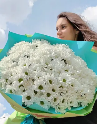 Букет 25 кустовых хризантем Лейла — купить в Екатеринбурге