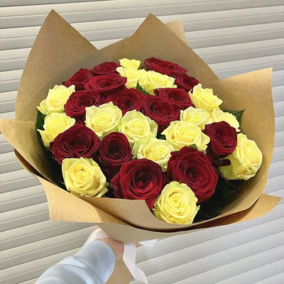 ᐉ Купить Букет из 29 роз (Бордо) в Алматы по выгодной цене | Bestflowers.kz
