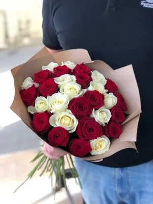 Заказать букет 29 роз FL-2550 купить - хорошая цена на букет 29 роз с  доставкой - FLORAN.com.ua