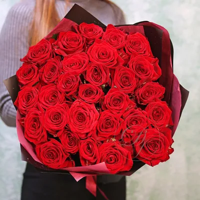 Букет из 29 роз Джумилия, артикул: 333063731, с доставкой в город  Новороссийск