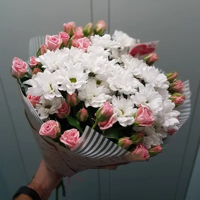 Заказать букет хризантем в Саратове, Энгельсе в салоне «Цветочки»