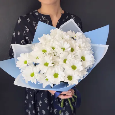 Букет из хризантем в шляпной коробке - заказать доставку цветов в Москве от  Leto Flowers