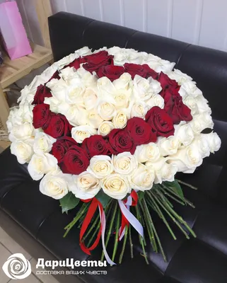301 красная роза в виде сердца - 32355 букетов в Москве! Цены от 707 руб.  Зеленая Лиса , доставка за 45 минут!