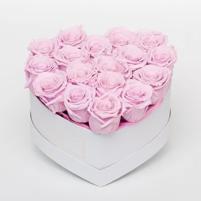 Купить 39 роз в коробке в форме сердца в Нижнем Новгороде