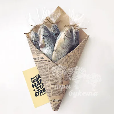 Very simple. Mini Bouquet of fish. Gifts and crafts for men. - YouTube