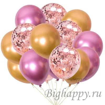 Букет шаров для девушки на 25 лет купить в Москве по выгодной цене - SharLux