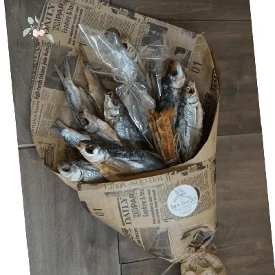 Мужской букет из рыбы Смокинг купить за 3 400 руб в СПб