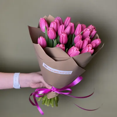 Купить Букет тюльпанов \"Разноцветный микс! \" с доставкой в Чехове,  Подольске, Серпухове