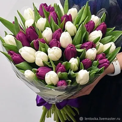 Букет тюльпанов 25 шт «Розовое Восхищение» с доставкой | СтудиоФлористик