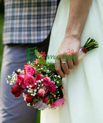 Букет невесты \"Лирика\"» с каллами и розами - купить во Владивостоке за 7  900 руб