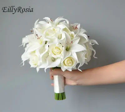Магазин - Свадебные букеты - Букет невесты с лилиями - Творческая  мастерская Штуки