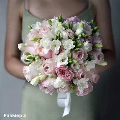 Букет невесты из лилий и роз - купить цветы с доставкой по Москве и МО от  5690 руб | «Букет-Маркет»