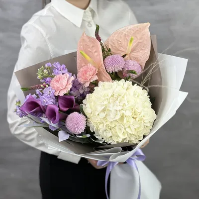 Bouquet with Anthurium Latte - buy with delivery from ElitBuket