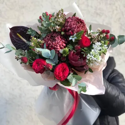 Букет \"Таинственный антуриум\" - заказать и купить цветы с доставкой |  Donpion