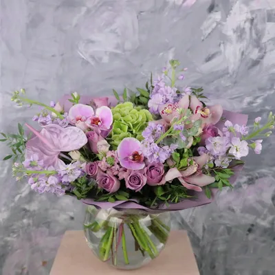 Цветы - Букет с Антуриумом в каркасной технике.... | Facebook