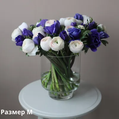 Букет с ранункулюсами №551 - 🌹 Цветы Новосибирск заказ: