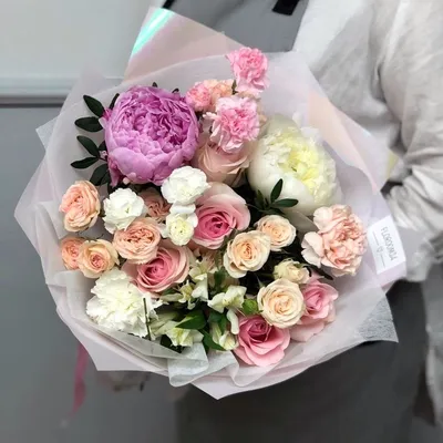 Сборный букет розовых оттенков в Оренбурге купить, заказать с доставкой -  Fleur
