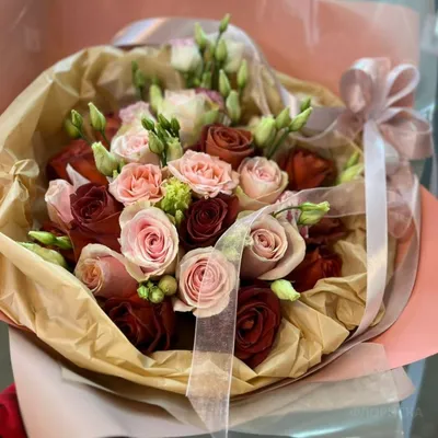 Купить цветы в Новосибиске, Сборный букет - Доставка цветов по Новосибирску