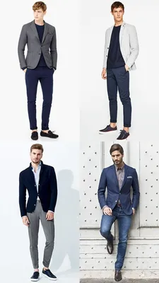 мужской-smart-casual-фото-5 | Мужская повседневная одежда, Мужская  повседневная мода, Блейзер в повседневном стиле