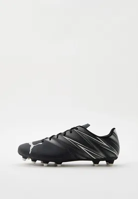 Бутсы PUMA ATTACANTO FG/AG PUMA Black-Silver Mist, цвет: черный,  RTLADD878301 — купить в интернет-магазине Lamoda